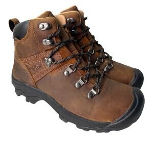 Keen Pyrenees Hiking Boots Leather Women's US 7 Waterproof Brown Leather 1004156